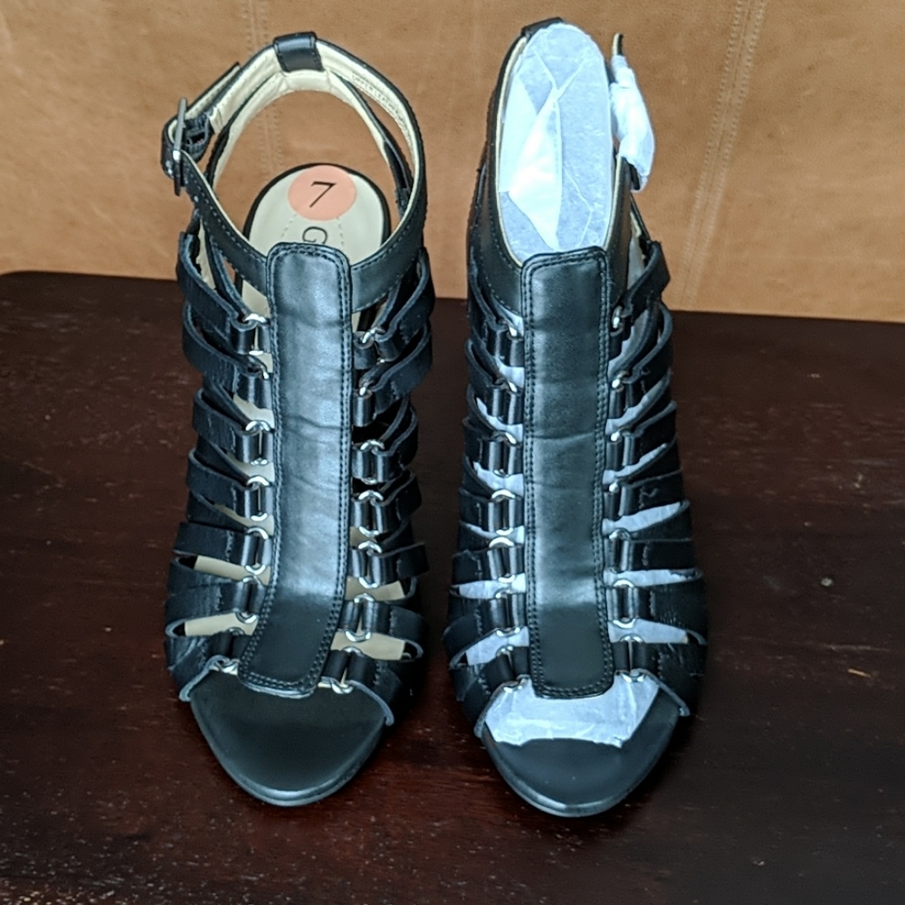 Guess Black Gladiator Shoes
